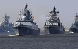 [ẢNH] Một tàu ngầm Đức đối đầu 7 tàu chiến Nga ngoài khơi Latvia
