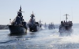 [ẢNH] Một tàu ngầm Đức đối đầu 7 tàu chiến Nga ngoài khơi Latvia