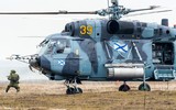 [ẢNH] Nga bất ngờ mang trực thăng hải quân Ka-29 sang Syria ‘thử lửa’