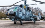 [ẢNH] Nga bất ngờ mang trực thăng hải quân Ka-29 sang Syria ‘thử lửa’