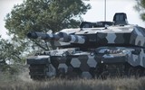 [ẢNH] Đức ra mắt xe tăng Leopard 2 mang pháo 130 mm 