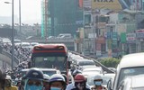 [ẢNH] Sập giàn giáo tại hầm Thủ Thiêm: Ách tắc nghiêm trọng sau sự cố