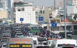 [ẢNH] Sập giàn giáo tại hầm Thủ Thiêm: Ách tắc nghiêm trọng sau sự cố