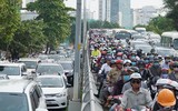 [ẢNH] Sập giàn giáo tại hầm Thủ Thiêm: Ách tắc nghiêm trọng sau sự cố