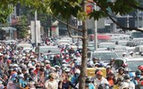 [ẢNH] Sập giàn giáo tại hầm Thủ Thiêm: Ách tắc nghiêm trọng sau sự cố