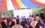 [ẢNH] Khoảnh khắc xúc động phiên đấu giá 32 giò lan của liệt sĩ phi công Khuất Mạnh Trí