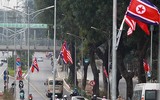 [ẢNH] Đường phố Hà Nội trang hoàng trước thềm hội nghị thượng đỉnh Mỹ - Triều Tiên
