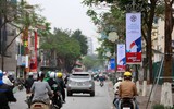 [ẢNH] Đường phố Hà Nội trang hoàng trước thềm hội nghị thượng đỉnh Mỹ - Triều Tiên