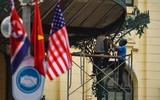 [ẢNH] Đường phố Hà Nội trang hoàng trước thềm hội nghị thượng đỉnh Mỹ - Triều Tiên