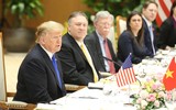 [ẢNH] Những khoảnh khắc đặc biệt của Tổng thống Mỹ Donald Trump trong ngày đầu tại Hà Nội