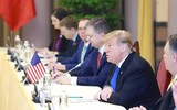 [ẢNH] Những khoảnh khắc đặc biệt của Tổng thống Mỹ Donald Trump trong ngày đầu tại Hà Nội