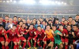 [ẢNH] Những khoảnh khắc đáng nhớ trong chiến thắng lịch sử 4-0 của U23 Việt Nam trước U23 Thái Lan