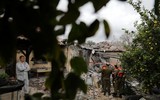 [ẢNH] Hiện trường Israel trả đũa, không kích Dải Gaza sau vụ tấn công tên lửa nhằm vào thành phố Tel Aviv