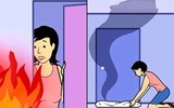 [ẢNH] Những kỹ năng thoát hiểm khi có đám cháy
