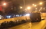 [ẢNH] Hiện trường ba vụ tai nạn giao thông liên tiếp ở Hà Nội trong đêm 22-4
