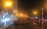 [ẢNH] Hiện trường ba vụ tai nạn giao thông liên tiếp ở Hà Nội trong đêm 22-4
