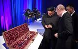 [ẢNH] Những hình ảnh của Chủ tịch Triều Tiên Kim Jong-un tại Nga