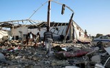[ẢNH] Hiện trường ngổn ngang sau vụ không kích vào trại tạm giữ ở Libya