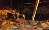 [ẢNH] Hiện trường ngổn ngang sau vụ không kích vào trại tạm giữ ở Libya