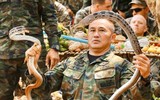 [Ảnh] Lính Thái- Mỹ uống máu rắn trong tập trận Hổ Mang Vàng