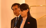 [ẢNH] Quyền lực đặc biệt của cô Kim Yo-jong, em gái Chủ tịch Triều Tiên Kim Jong-un