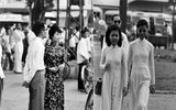Ngắm nhìn hình ảnh phụ nữ Việt thướt tha trong tà áo dài xưa