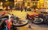 [Ảnh] Thương tâm hiện trường nữ tài xế BMV gây tai nạn liên hoàn ở ngã tư Hàng Xanh