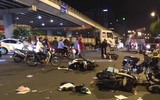 [Ảnh] Thương tâm hiện trường nữ tài xế BMV gây tai nạn liên hoàn ở ngã tư Hàng Xanh