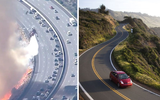 Khó tin khung cảnh đối lập của California trước và sau trận bão lửa kinh hoàng