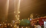 [Ảnh] Toàn cảnh hiện trường vụ cháy khủng khiếp ở bãi xe bồn chở xăng dầu - Nha Trang
