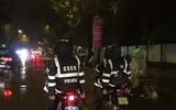 Lực lượng Công an dầm mình làm nhiệm vụ trong rét hại ở miền Bắc và mưa lũ tại miền Trung