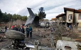 Hình ảnh thương tâm của vụ rơi máy bay Boeing 707 tại Iran