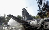 Hình ảnh thương tâm của vụ rơi máy bay Boeing 707 tại Iran