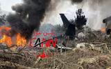 Hình ảnh thương tâm của vụ rơi máy bay Boeing 707 tại Iran