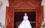 Cô dâu đeo vàng trĩu cổ trong đám cưới sang chảnh bậc nhất Nam Định