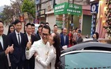 Những khoảnh khắc không thể ngọt ngào hơn trong đám cưới của nghệ sĩ Trung Hiếu