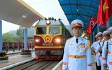 [Ảnh] Những khoảnh khắc ấn tượng nhất của Chủ tịch Kim Jong-un khi vừa đến Việt Nam