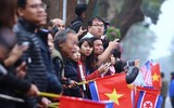 [Ảnh] Những khoảnh khắc ấn tượng nhất của Chủ tịch Kim Jong-un khi vừa đến Việt Nam