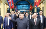[Ảnh] Những khoảnh khắc ấn tượng nhất của Chủ tịch Kim Jong-un khi vừa đến Việt Nam