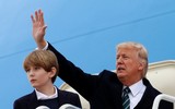 Quý tử 13 tuổi nhà Tổng thống Donald Trump gây bão bên lề hội nghị Mỹ - Triều