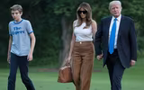 Quý tử 13 tuổi nhà Tổng thống Donald Trump gây bão bên lề hội nghị Mỹ - Triều