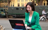 Những bóng hồng quốc tế xinh đẹp tác nghiệp thượng đỉnh Mỹ - Triều tại Hà Nội