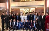 NSND Trung Hiếu hạnh phúc bên cô dâu 9X trong lễ cưới ở Thái Bình