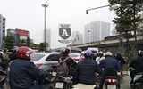 [ẢNH] Hà Nội mưa phùn, người dân di chuyển khó khăn trên hai tuyến đường dự kiến cấm xe máy