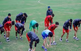 Hình ảnh U23 Việt Nam trước trận đại chiến với Thái Lan