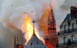 [ẢNH] Cảnh tượng đối lập bên trong nhà thờ Đức Bà Paris trước và sau vụ cháy