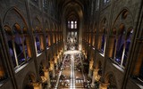 [ẢNH] Cảnh tượng đối lập bên trong nhà thờ Đức Bà Paris trước và sau vụ cháy