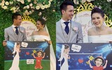 Dàn soái ca áo trắng tuyển Việt Nam gây sốt khi đi dự đám cưới cầu thủ Hùng Dũng