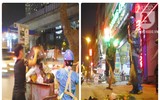 [Ảnh] Tiếng leng keng... sau 3 ngày trên con phố nữ công nhân môi trường bị 