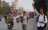 [Ảnh] Hà Nội: Tắc đường, cảnh người dân chen chúc nhau về quê trong dịp nghỉ lễ 30-4, 1-5